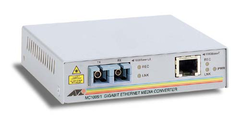 Allied Telesis Gigabit Ethernet Media Converters AT-MC1005/2 1000Mbit/s 1310nm network media converter