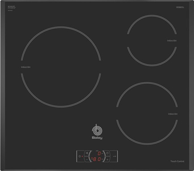 Balay 3EB805L Встроенный Induction hob Черный плита