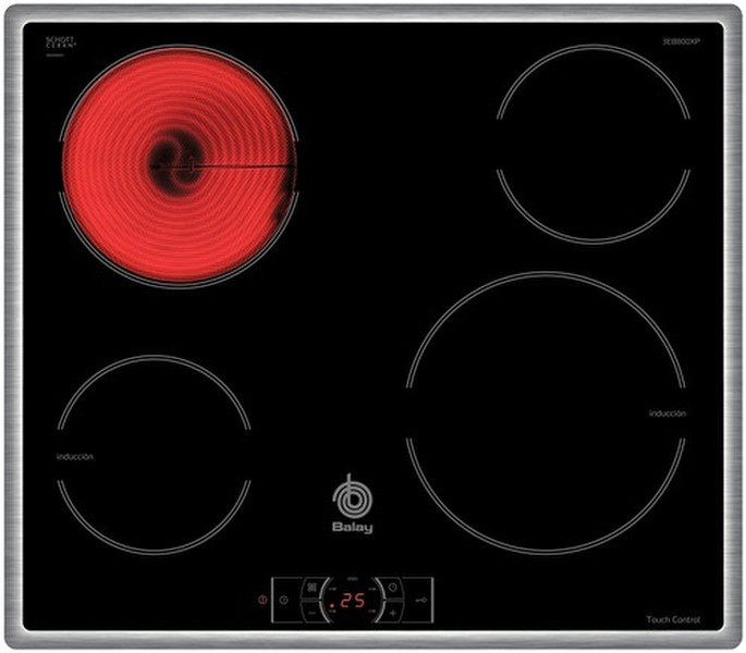 Balay 3EB800XP built-in Combi Black hob