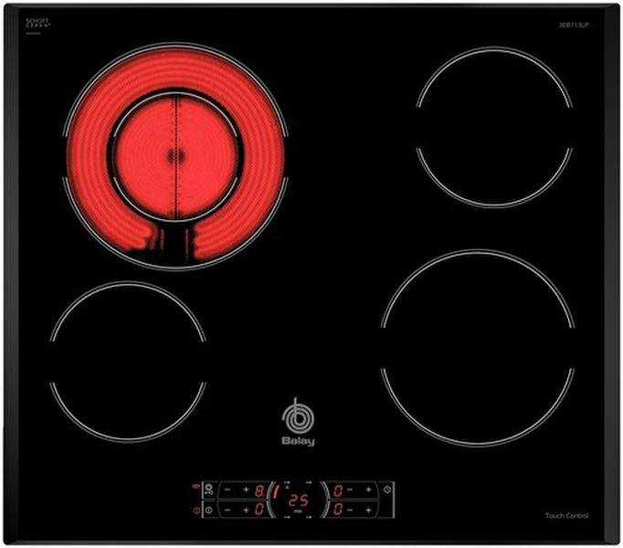 Balay 3EB713LP built-in Ceramic Black hob