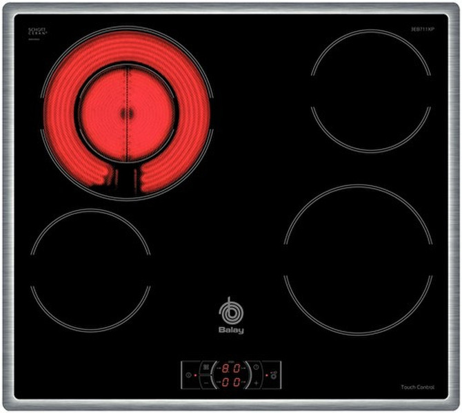 Balay 3EB711XP built-in Ceramic Black hob