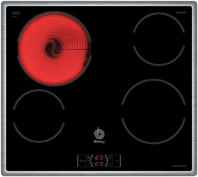 Balay 3EB710XP built-in Ceramic Black hob