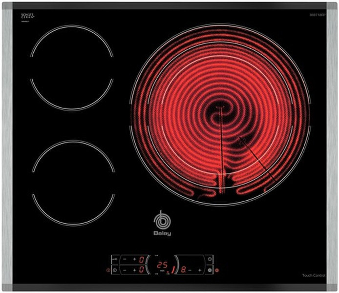 Balay 3EB718FP Eingebaut Ceramic hob Schwarz Kochfeld