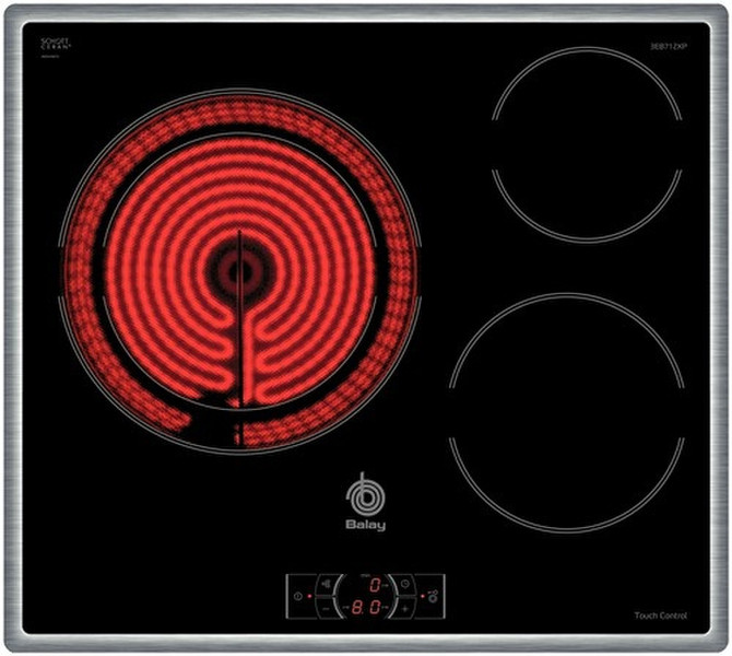 Balay 3EB712XP Eingebaut Electric hob Schwarz Kochfeld