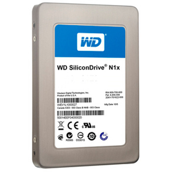 Western Digital SiliconDrive N1x 64GB Serial ATA II solid state drive