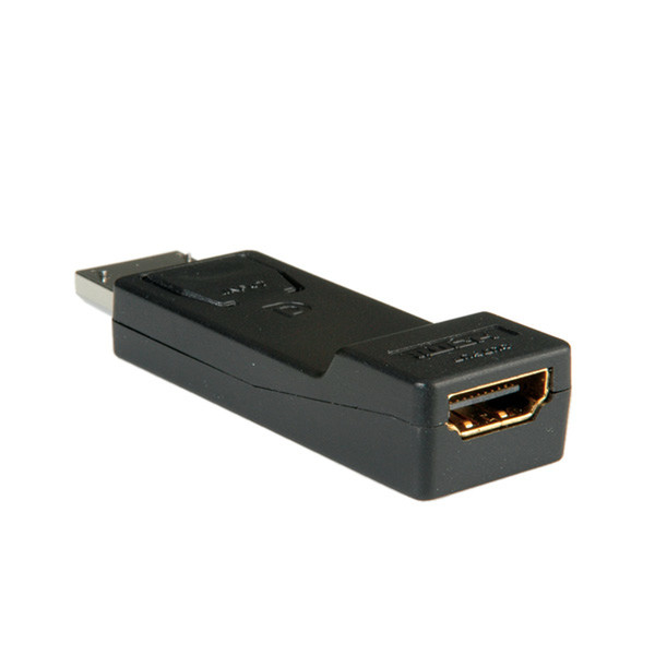 ROLINE DisplayPort-HDMI Adapter, DP M - HDMI F Черный кабельный разъем/переходник