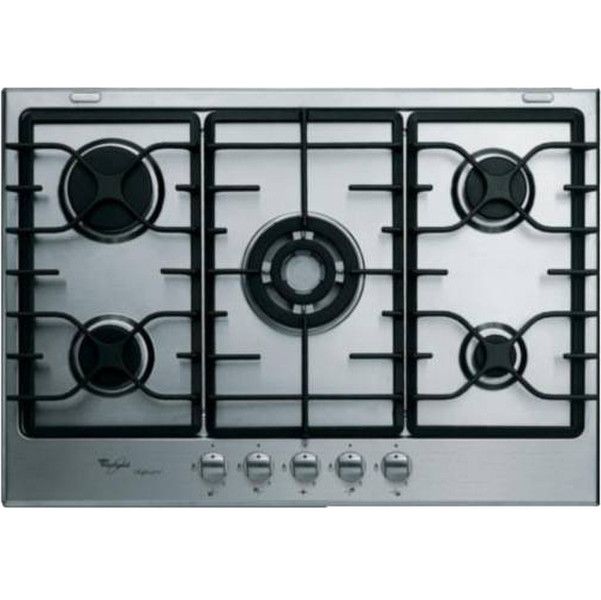 Whirlpool AKT 780/IXL Встроенный Gas hob Нержавеющая сталь