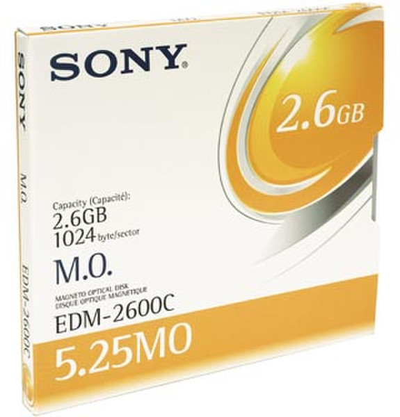 Sony EDM2600 magneto optical disk