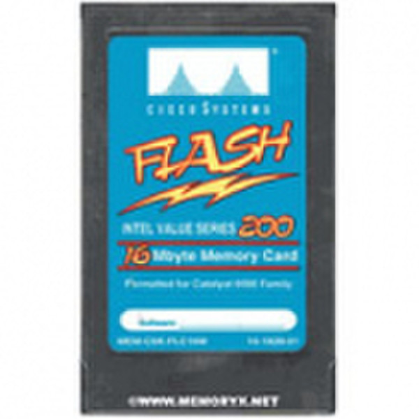Cisco Catalyst 6000 Supervisor memory PCMCIA Flash 16MB 16МБ память для сетевого оборудования