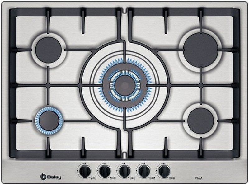 Balay 3ETX398N built-in Gas hob Stainless steel hob