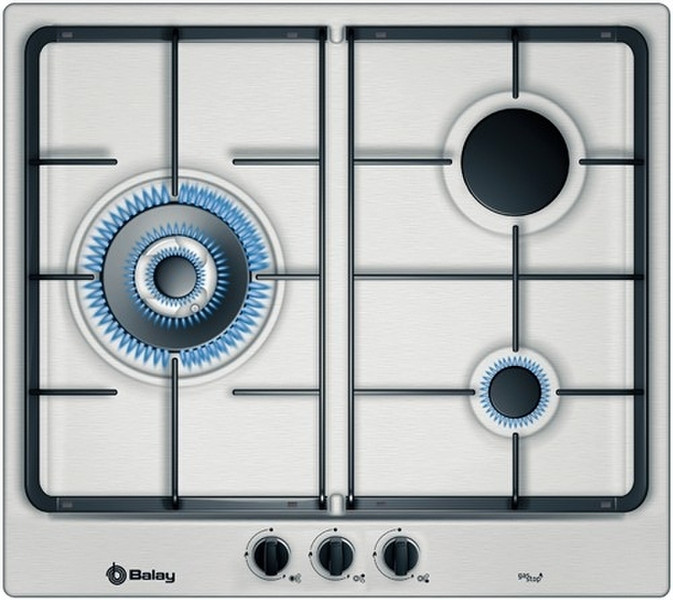 Balay 3ETX395NP Встроенный Gas hob Нержавеющая сталь плита