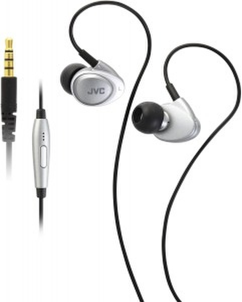 JVC HA-KX30 Binaural Verkabelt Silber Mobiles Headset