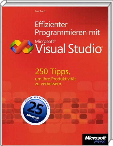 Microsoft Effizienter Programmieren mit Visual Studio 278страниц DEU руководство пользователя для ПО