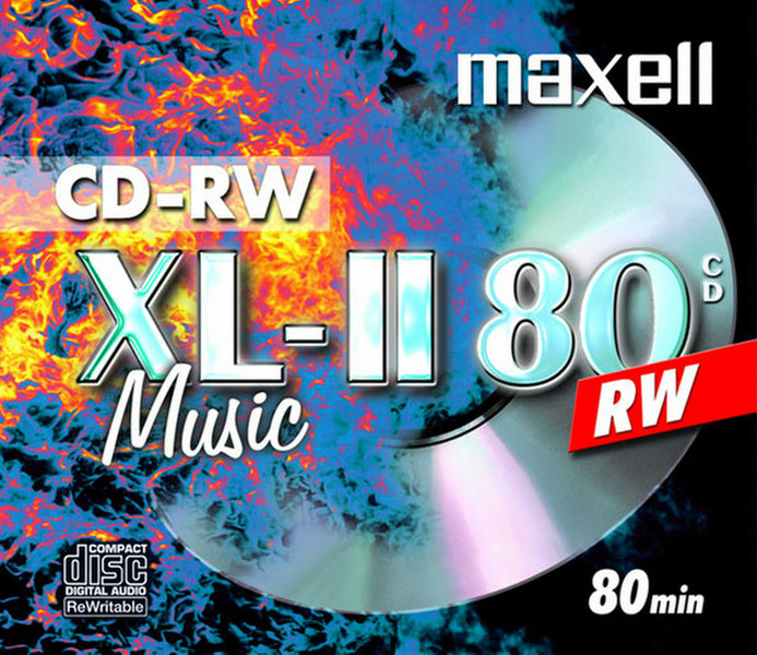 Maxell CD-RW MUSIC CD-RW 700MB 1Stück(e)