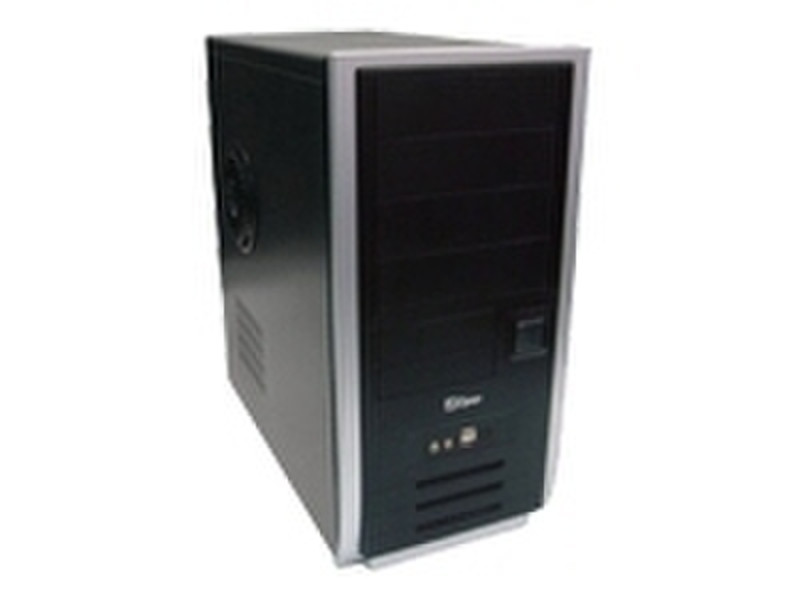 Aopen H500 Midi-Tower 350W Black,Silver computer case