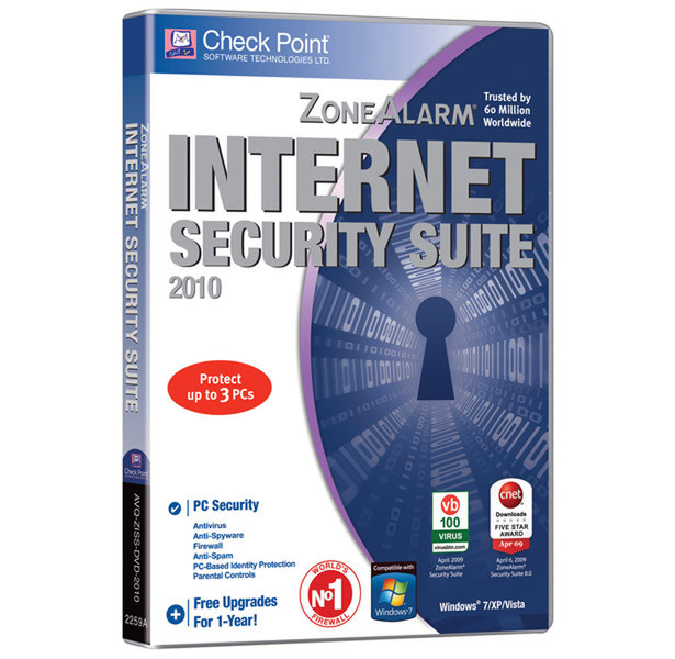 Avanquest ZoneAlarm Internet Security Suite 2010 1Benutzer