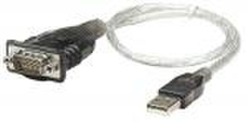 Manhattan USB to Serial RS-232 USB A Grey cable interface/gender adapter