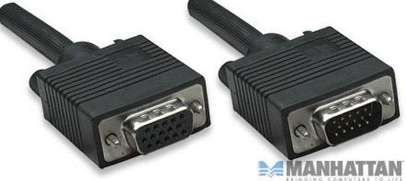 Manhattan 309011 1.8m VGA (D-Sub) VGA (D-Sub) Black VGA cable