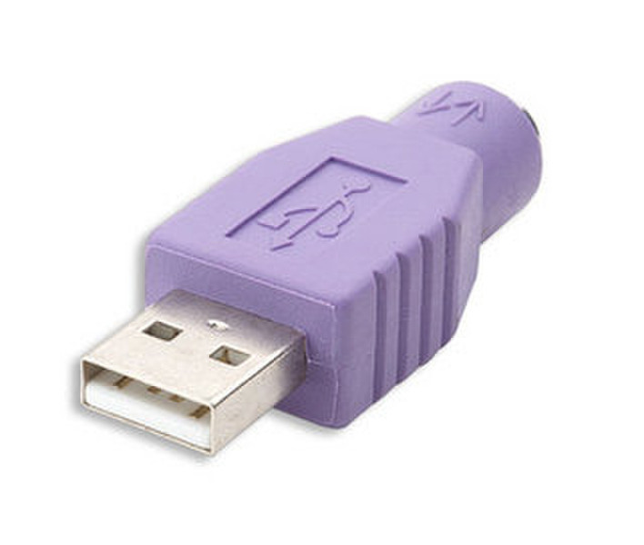 IC Intracom 341158 1x USB M 1x PS/2 F Лиловый кабельный разъем/переходник