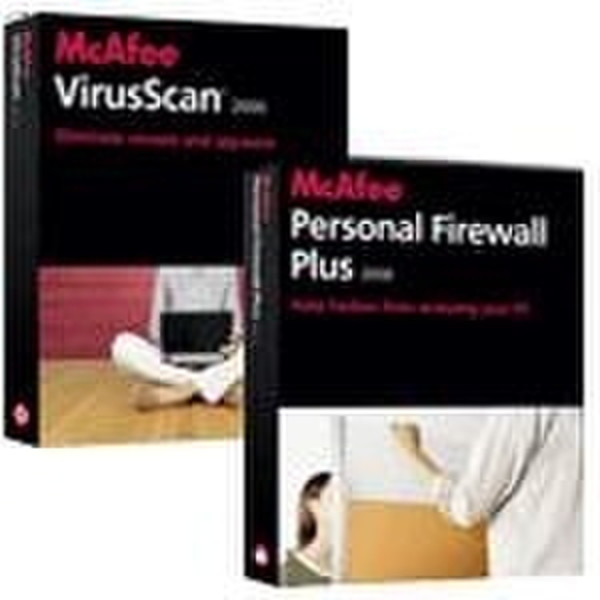 McAfee VirusScan 2006 + Personal Firewall Bundle 1user(s) Dutch