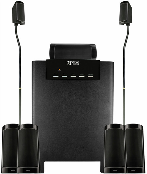 Perfect Choice PC-111771 5.1channels 170W Black speaker set