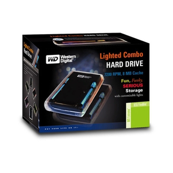 Western Digital Extreme™ Lighted Combo External Hard Drive 320GB external hard drive