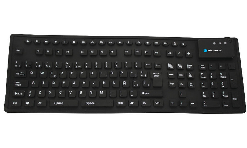 Acteck FX4000 USB+PS/2 QWERTY Черный клавиатура