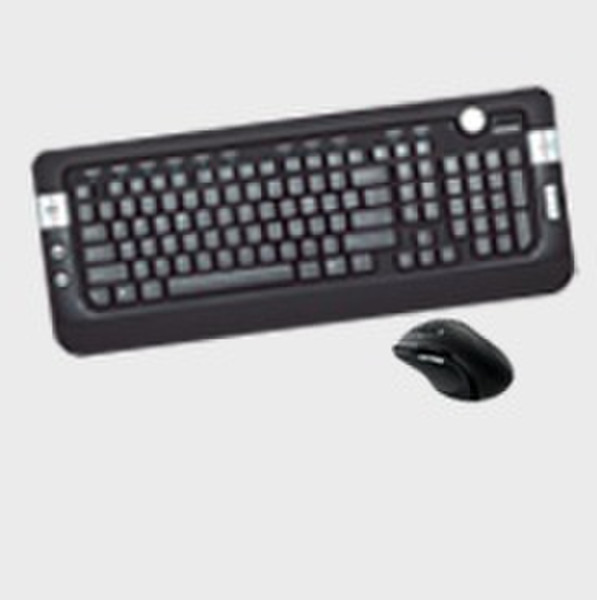 Acteck AT-DSK750RF USB QWERTY Черный клавиатура