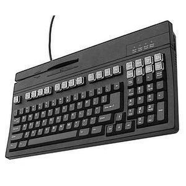 Unitech K2724U-B PS/2 QWERTY Schwarz Tastatur