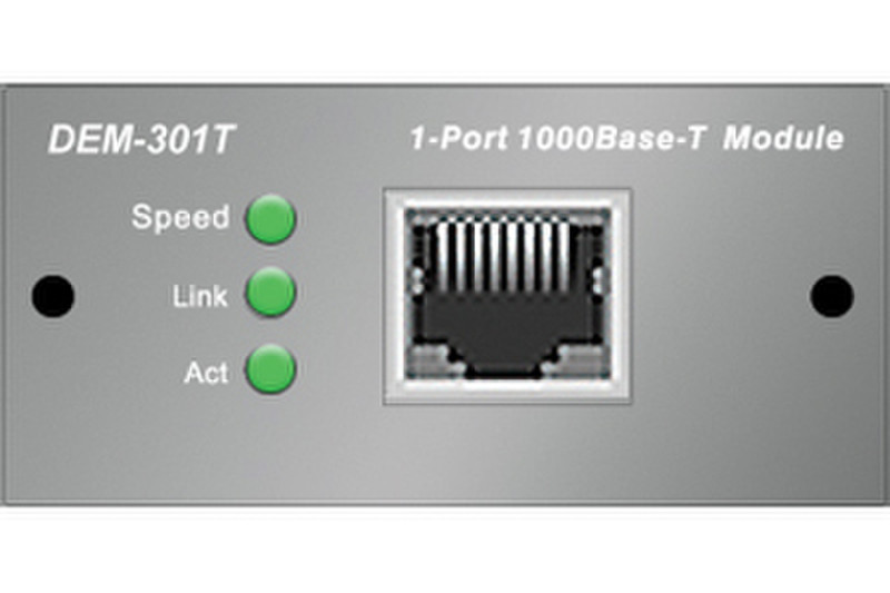 D-Link 1-port Gigabit TP Module 1Гбит/с компонент сетевых коммутаторов
