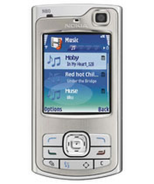 Nokia N80 Silver smartphone