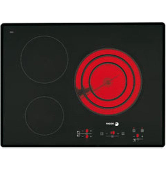 Fagor 2VFT-700AS Встроенный Ceramic hob Черный плита