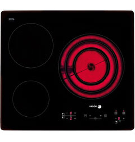 Fagor 2VFT-330AS Встроенный Ceramic hob Черный плита