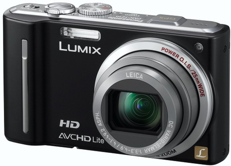 Panasonic Lumix DMC-TZ10 Kompaktkamera 12.1MP 1/2.33Zoll CCD 4000 x 3000Pixel Schwarz