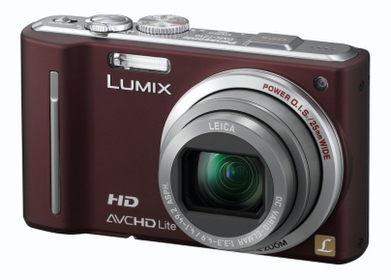 Panasonic Lumix DMC-TZ10 Kompaktkamera 12.1MP 1/2.33Zoll CCD 4000 x 3000Pixel Braun