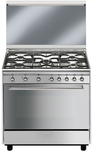 Smeg SX91GVE Freestanding Gas hob A Stainless steel cooker