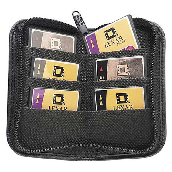 Case Logic Leatherlook Digital Media Case Black Искусственная кожа Черный сумка для карт памяти