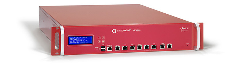 GateProtect GPX 800a 2U 2500Мбит/с аппаратный брандмауэр