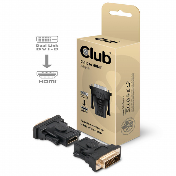 CLUB3D DVI-D to HDMI™ Passive Adapter