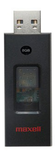 Maxell 16GB USB Messenger 16ГБ USB 2.0 Тип -A Черный USB флеш накопитель