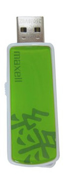 Maxell 4GB USB Eco Drive 4ГБ USB 2.0 Тип -A Зеленый USB флеш накопитель