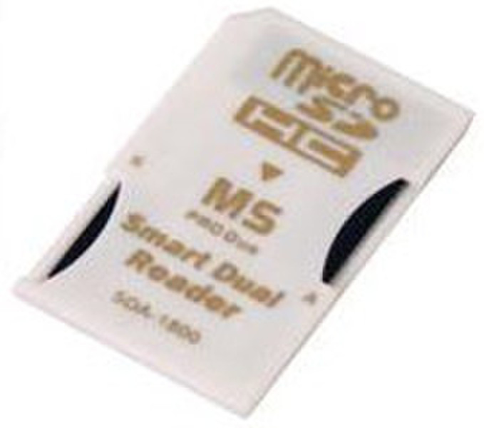 MCL MSPRO duo / 2 x micro SDHC Внутренний Белый устройство для чтения карт флэш-памяти