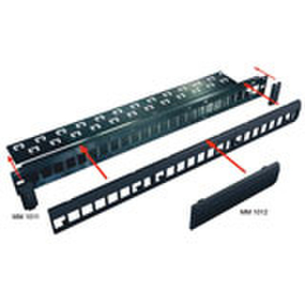 Intronics Pathpanel empty 24 ports MK range patch panel