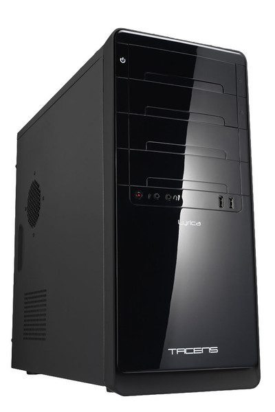 Tacens Lyrica Midi-Tower Black computer case