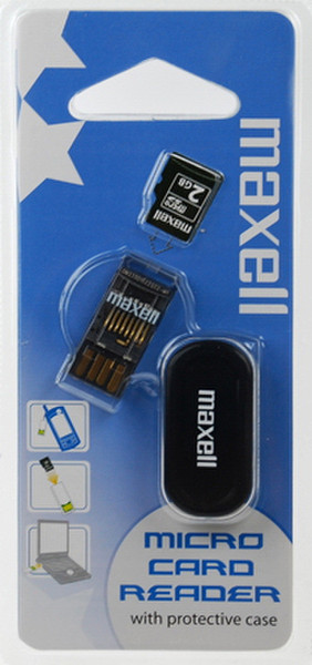 Maxell Micro SD Черный устройство для чтения карт флэш-памяти