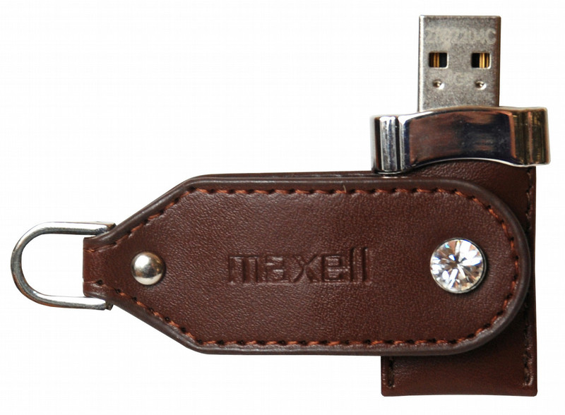 Maxell Inspire Crystal USB 4GB 4ГБ USB 2.0 Тип -A Синий, Пурпурный USB флеш накопитель