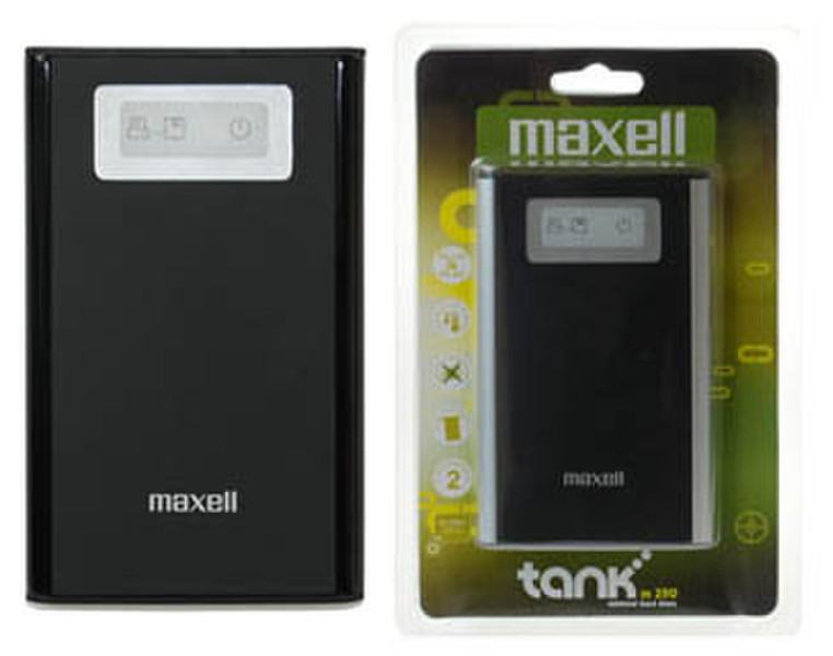 Maxell External Hard Drive Tank-M320 2.0 320ГБ Черный внешний жесткий диск