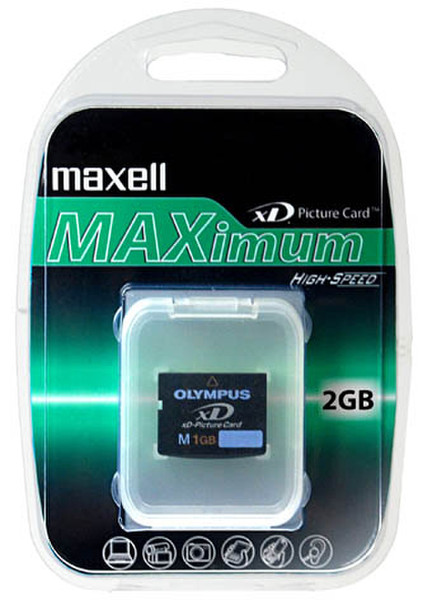 Maxell MAXimum XD Picture Card 2 GB 2GB xD memory card