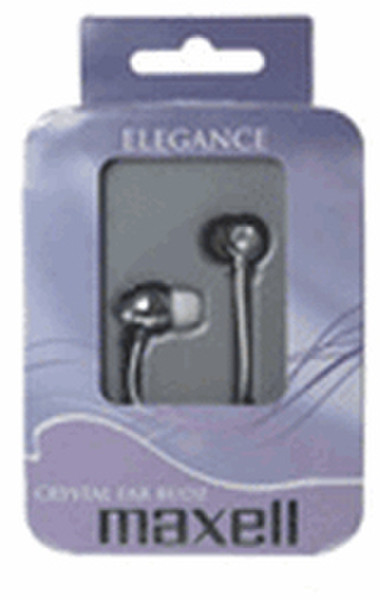 Maxell Elegance Crystal Ear Budz Platinum Стереофонический Проводная Синий, Пурпурный гарнитура мобильного устройства