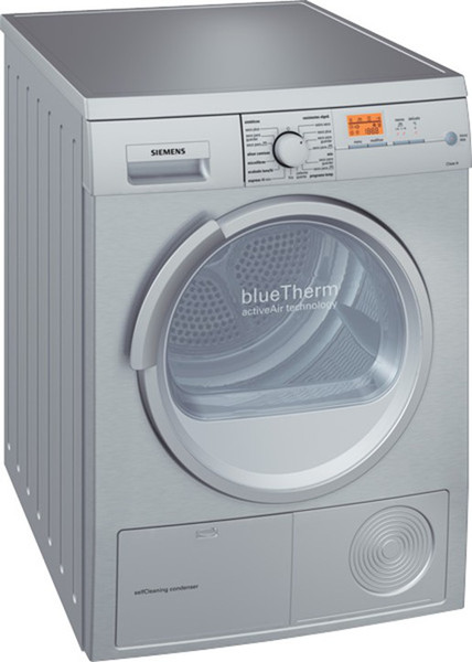 Siemens WT46W57XEE freestanding Front-load 7kg Stainless steel tumble dryer